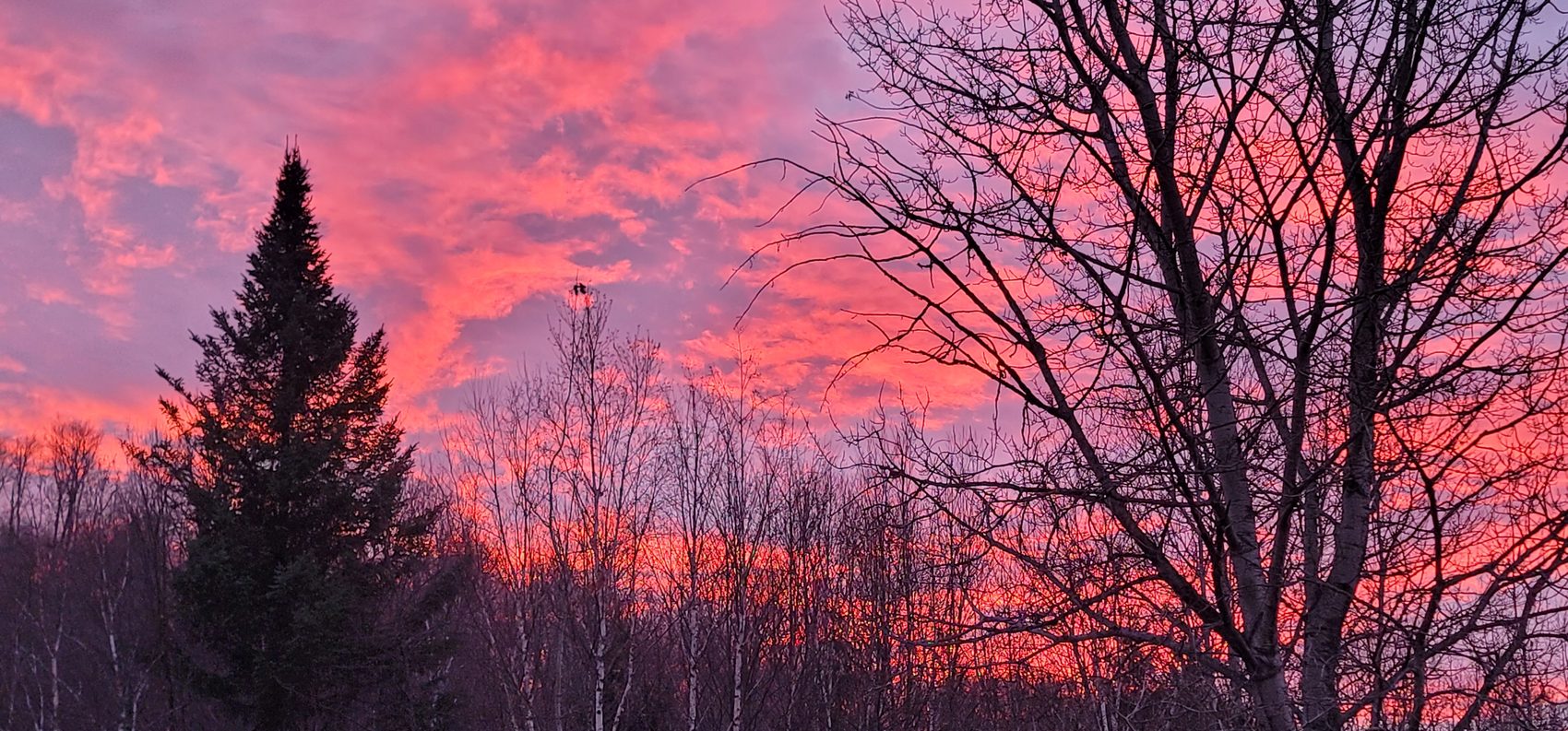 Coucher de soleil sur le Versant Ouest
